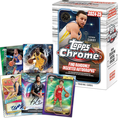 2024-25 Topps Chrome Basketball   Value Box Sealed