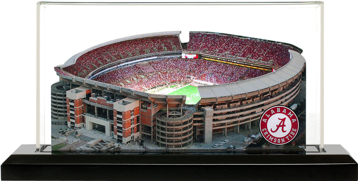 Alabama Crimson Tide Bryant-Denny Stadium LED Layered Wood Replica