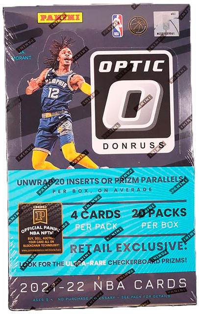 2021/22 Panini Donruss Optic Basketball 20-Pack Retail Box