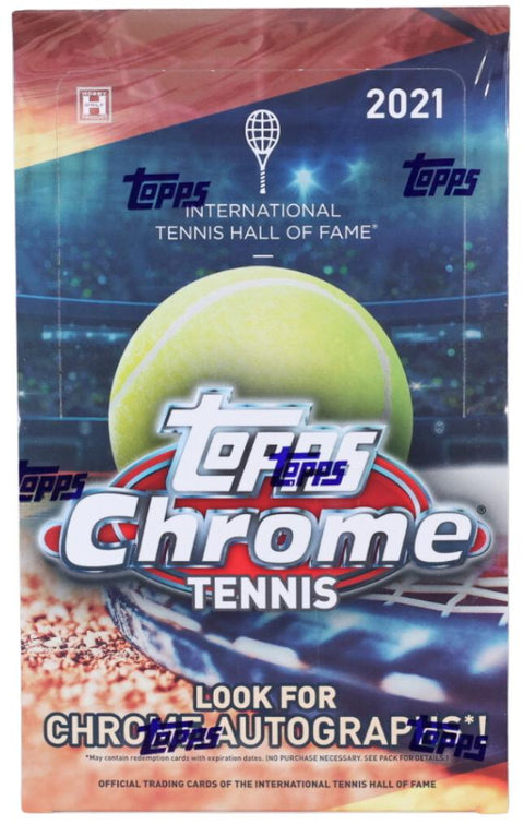 Tennis 2021 Topps Chrome Hobby Box