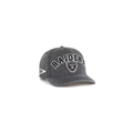 Las Vegas Raiders '47 Calderwood Well Worn Hitch Adjustable Hat - Charcoal