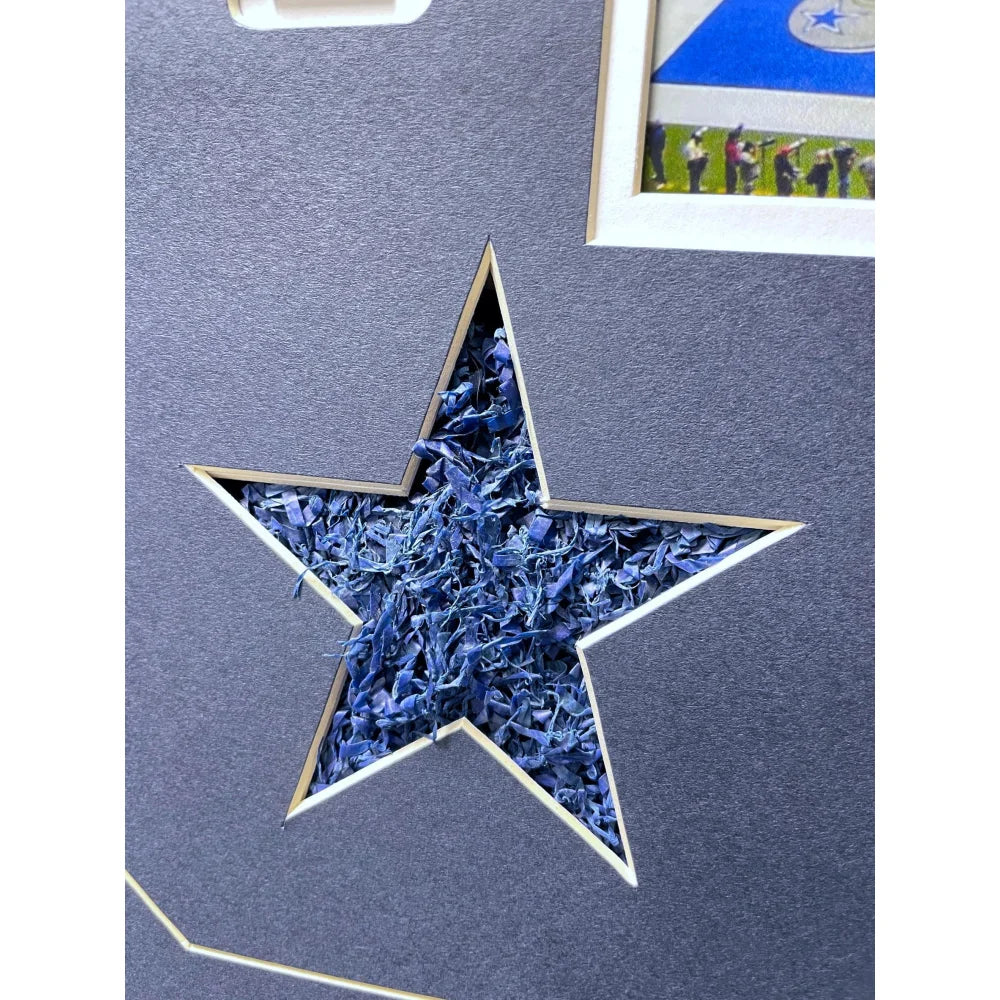 Dallas Cowboys Texas Stadium Game-Used End Zone Turf Framed (COA, d/25)