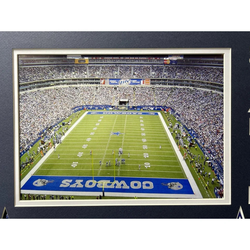 Dallas Cowboys Texas Stadium Game-Used End Zone Turf Framed (COA, d/25)