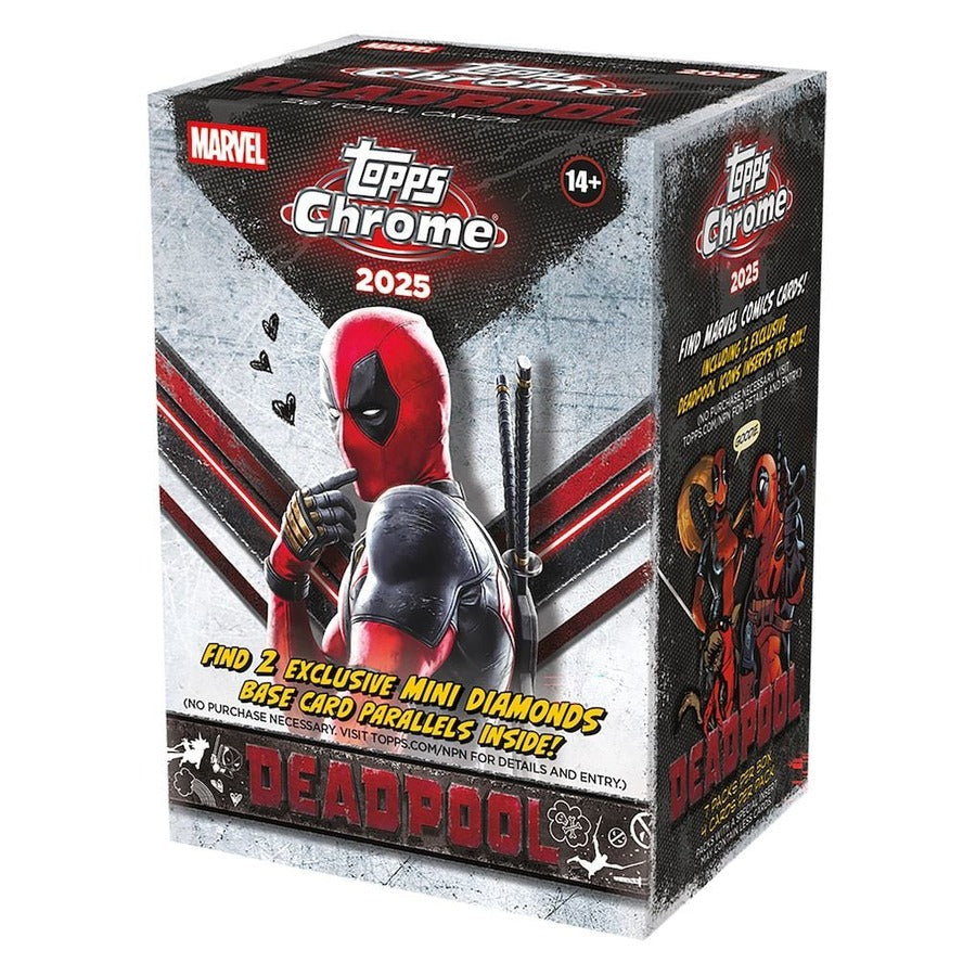 Deadpool 2025 Topps Chrome Blaster Box