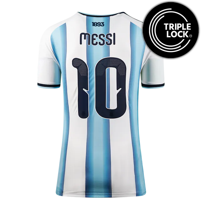 Lionel Messi Official FIFA World Cup Front Signed and Framed Argentina 2026 Home Shirt