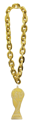 WC26 Trophy Fan Chain Necklace – Gold