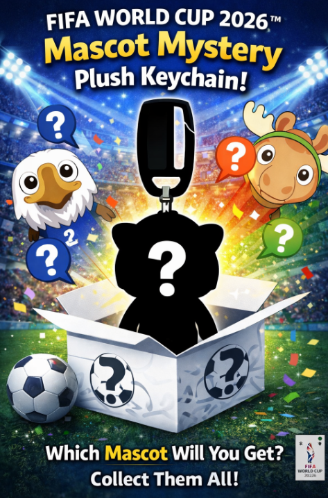 WC26 Mascot Mystery 4" Plush Keychain
