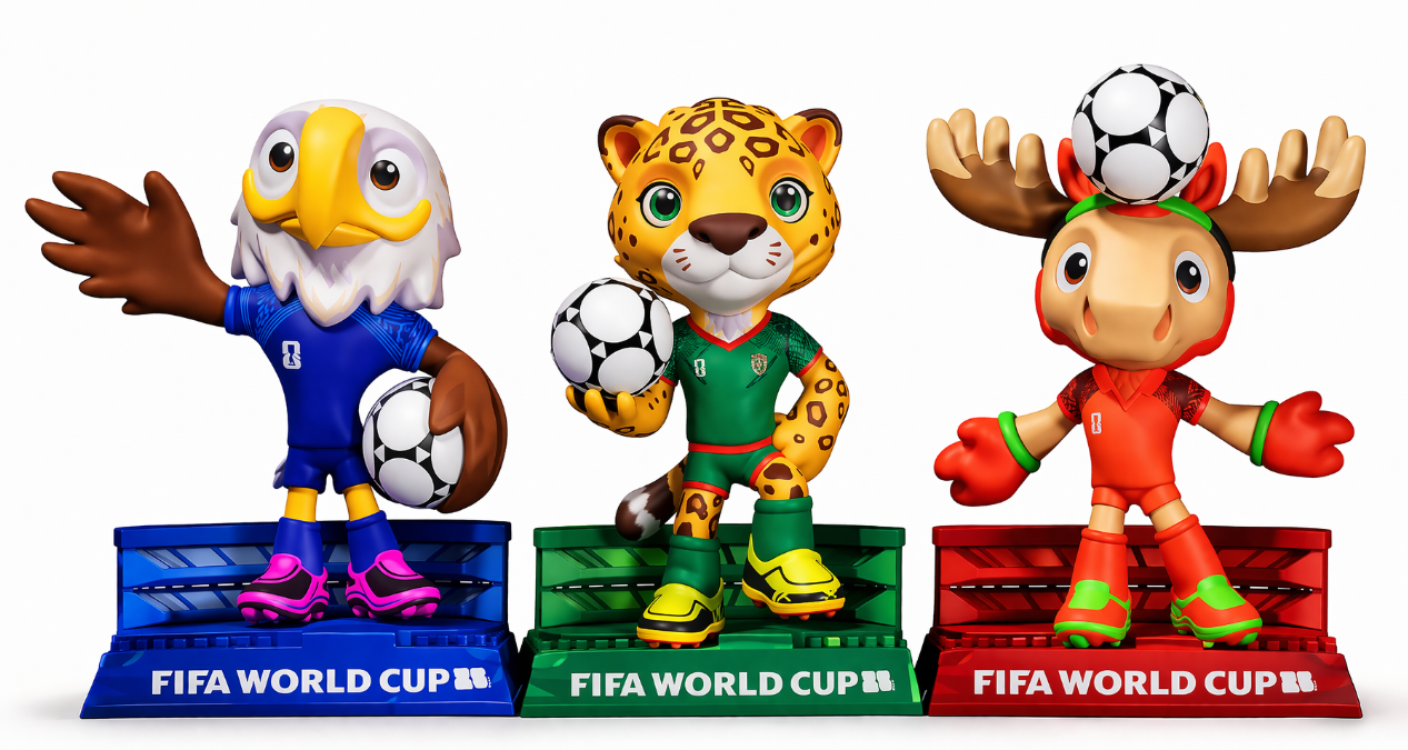 WC26 Collectible Mini Mascot Figurines Trio Pack