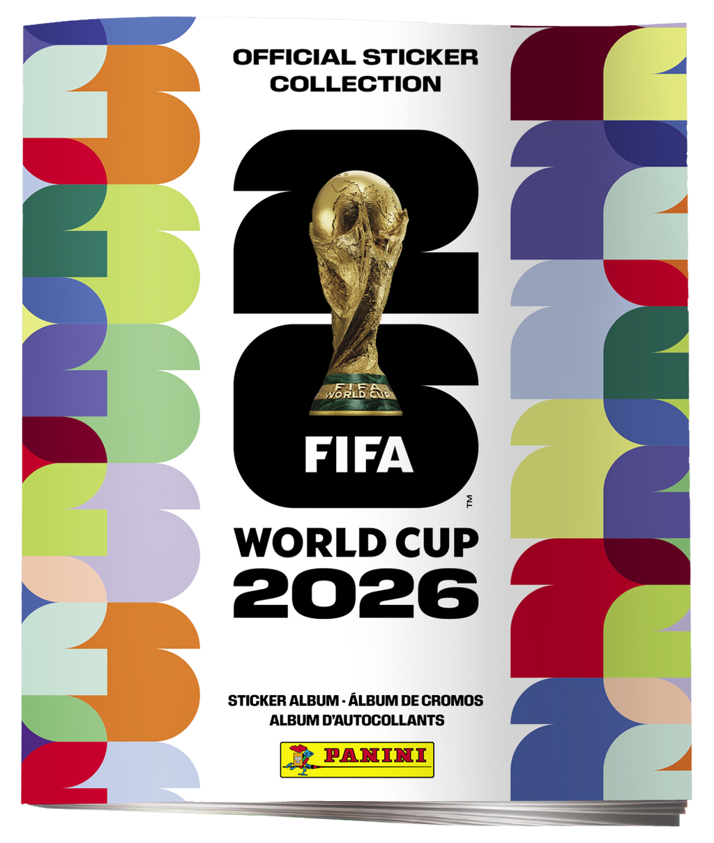 Soccer Panini FIFA World Cup 2026: Sticker Album + 50-Pack Sticker Box Combo