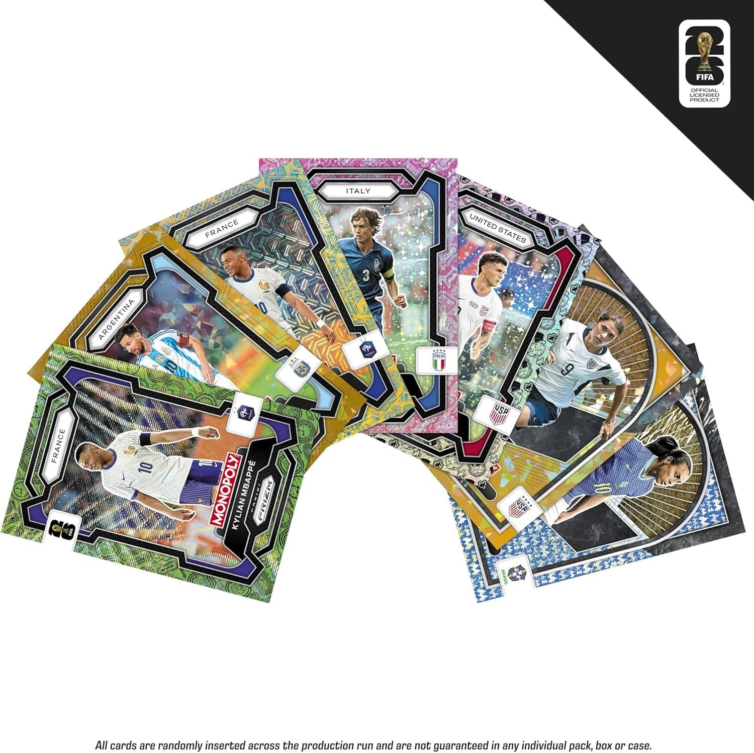 Monopoly Panini Prizm: FIFA World Cup Soccer Trading Cards Booster Box