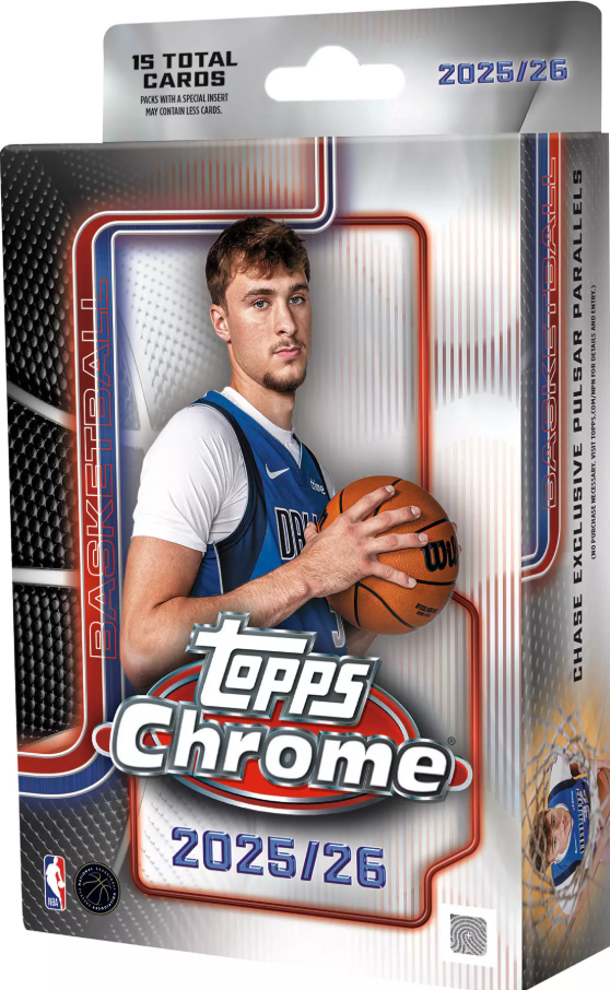 Basketball 2025-26 Topps Chrome Hanger Box