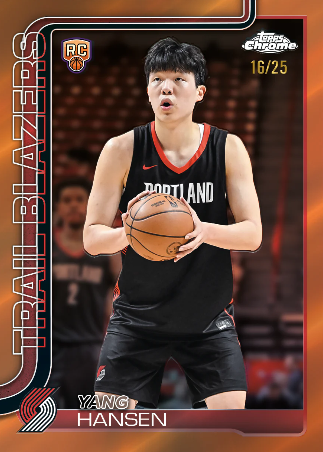 Basketball 2025-26 Topps Chrome Hanger Box