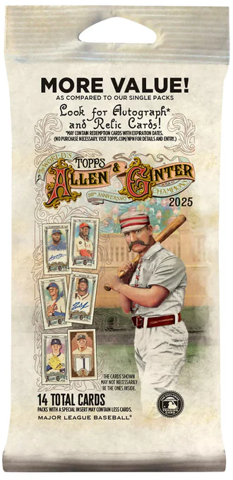 Baseball 2025 Topps Allen & Ginter Fat Pack