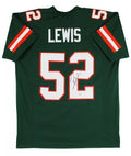 Ray Lewis Miami Hurricanes Autographed Jersey (Beckett Authenticated)