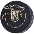 Jack Eichel Vegas Golden Knights Autographed Official Game Hockey Puck