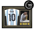 Lionel Messi Official FIFA World Cup Front Signed and Framed Argentina 2026 Home Shirt