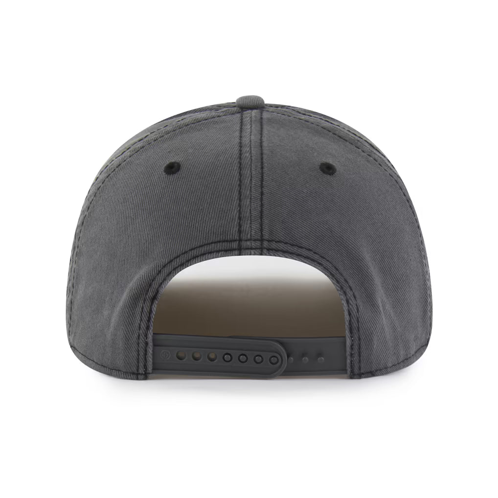 Las Vegas Raiders '47 Calderwood Well Worn Hitch Adjustable Hat - Charcoal