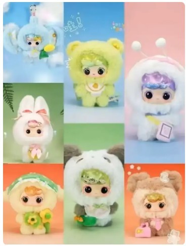 Baby Three X OO Baby - Spring Flower Fortune Plush Blind Box
