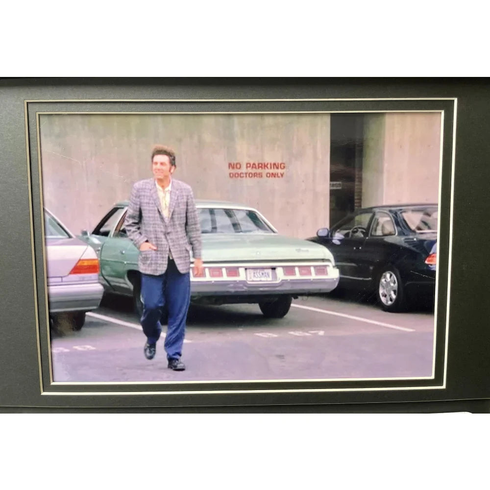 Seinfeld - Kramer's Chevy Impala TV Show Car License Plate Framed