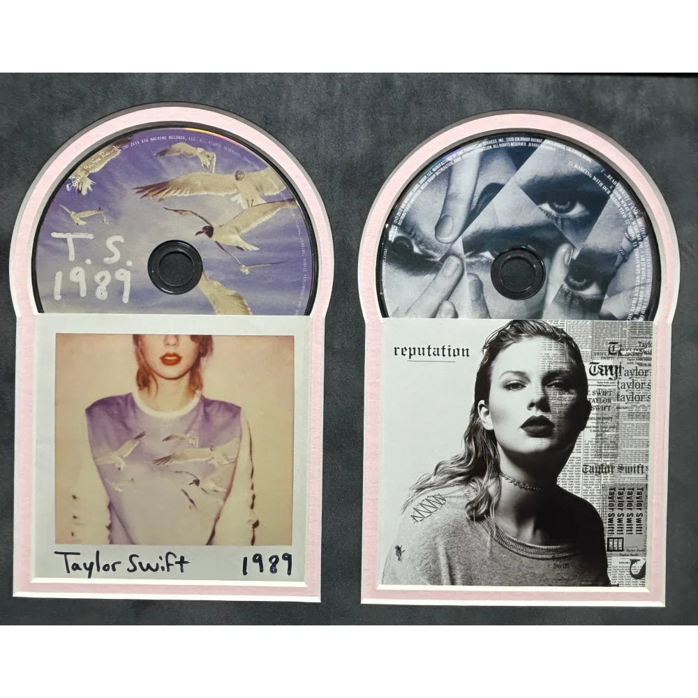 Taylor Swift Autographed CD Original Studio Albums All 12 Framed JSA Signed #D/100 Life Showgirl