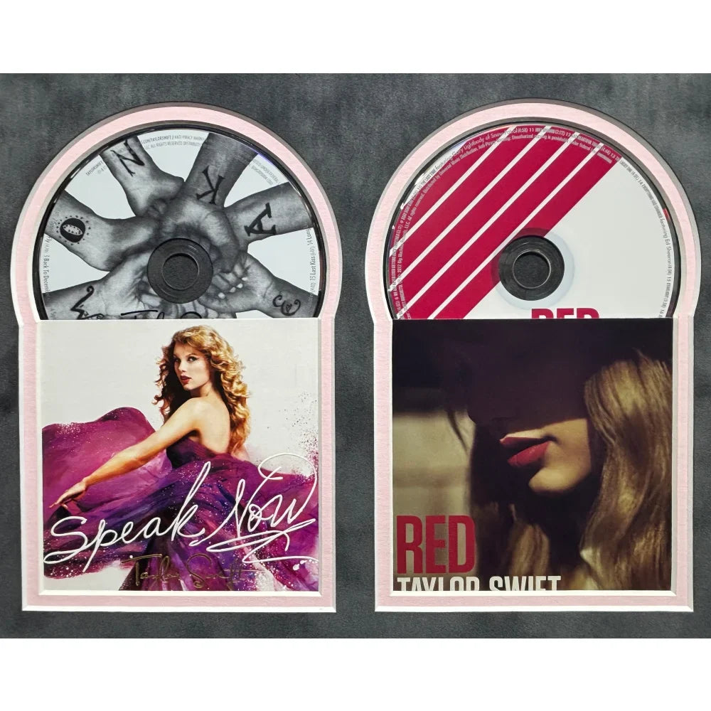Taylor Swift Autographed CD Original Studio Albums All 12 Framed JSA Signed #D/100 Life Showgirl