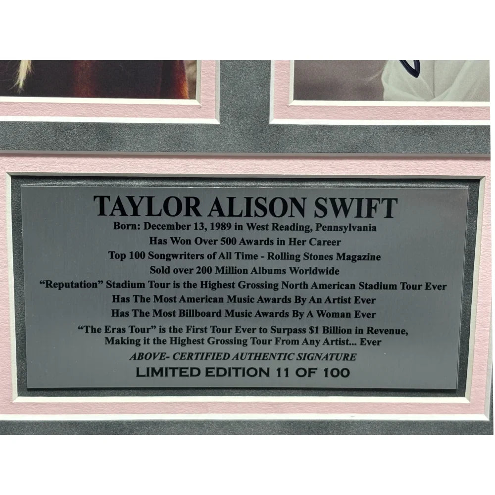 Taylor Swift Autographed CD Original Studio Albums All 12 Framed JSA Signed #D/100 Life Showgirl