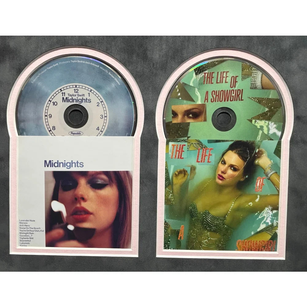 Taylor Swift Autographed CD Original Studio Albums All 12 Framed JSA Signed #D/100 Life Showgirl