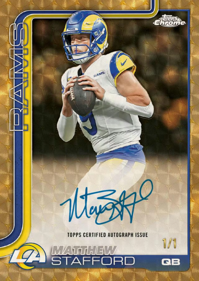 Football 2025 Topps Chrome Hanger Box (Slightly Damaged)